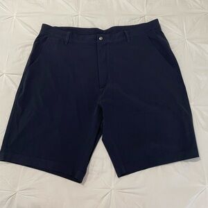 Footjoy navy golf shorts.